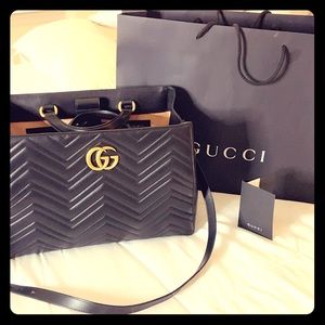 Authentic Gucci Leather Handbag